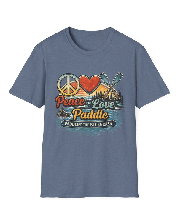 Unisex T-Shirt – Frieden Liebe Paddeln