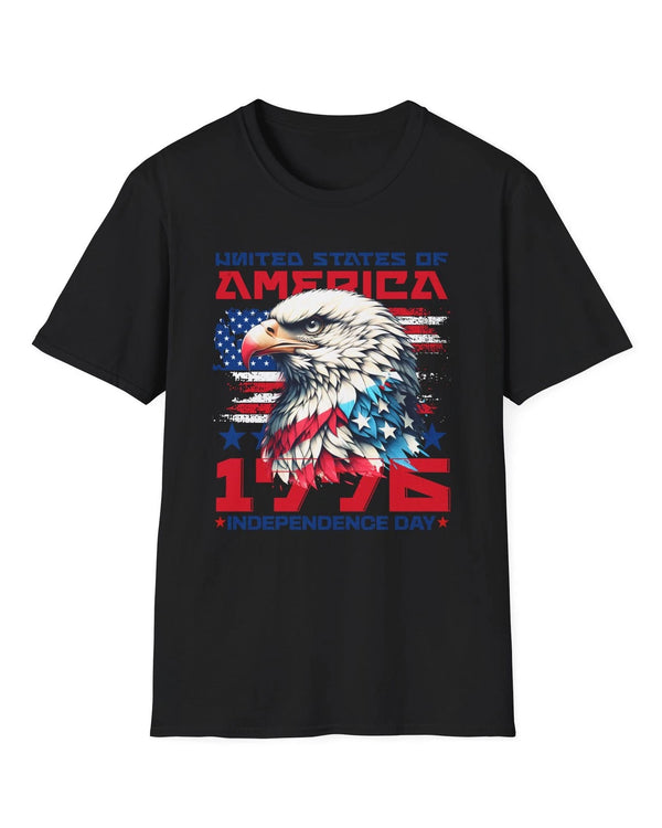 Unisex T-Shirt mit Adler Motiv