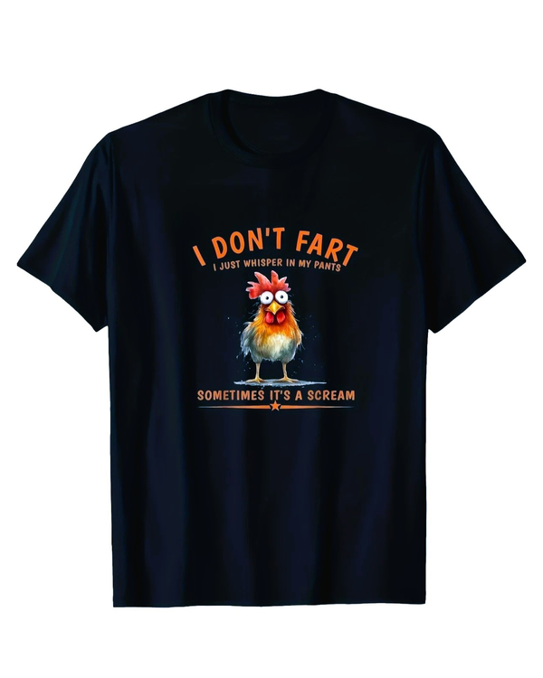 Unisex T-Shirt Huhn Print