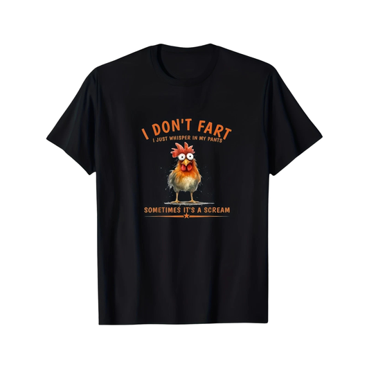 Unisex T-Shirt Huhn Print