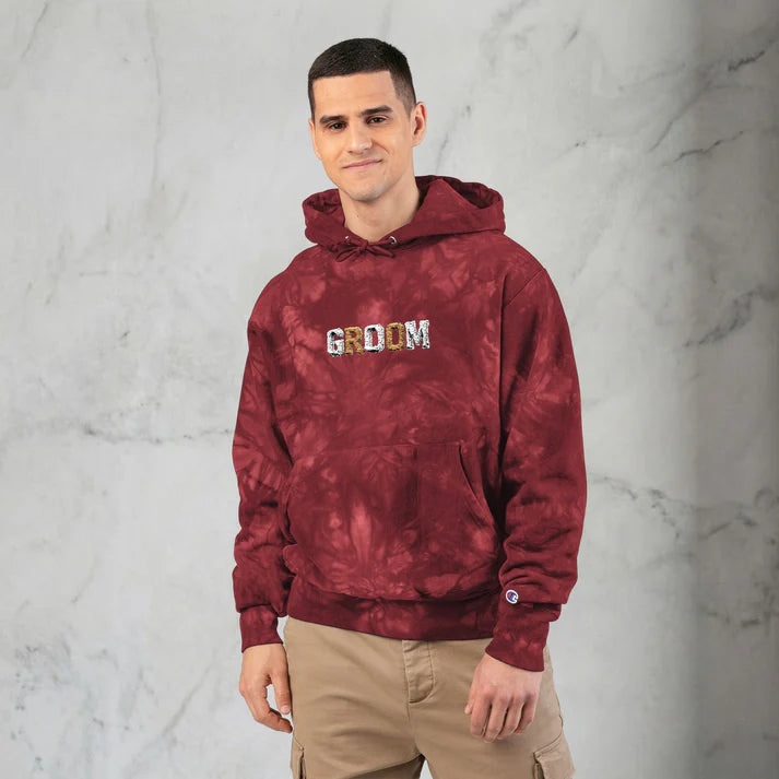 Herren Hoodie Groom – Tie-Dye