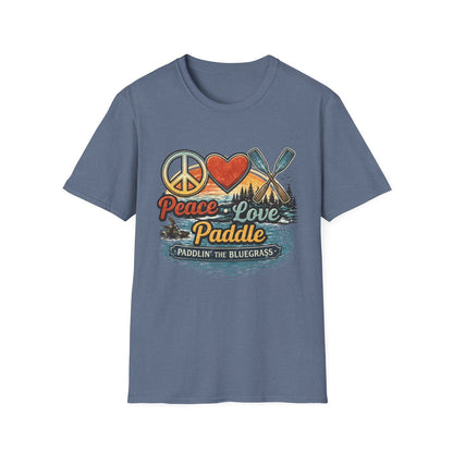 Unisex T-Shirt – Frieden Liebe Paddeln