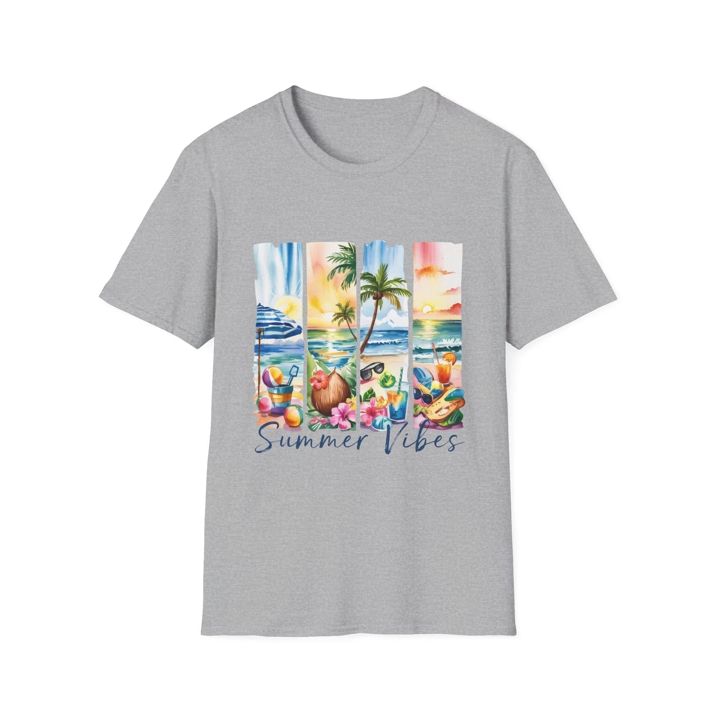 Unisex T-Shirt mit Sommermotiv
