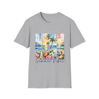 Unisex T-Shirt mit Sommermotiv