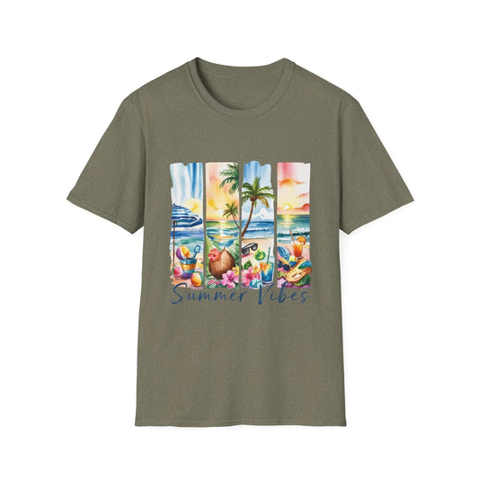 Unisex T-Shirt mit Sommermotiv