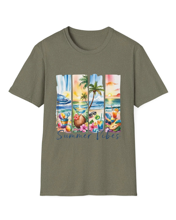 Unisex T-Shirt mit Sommermotiv