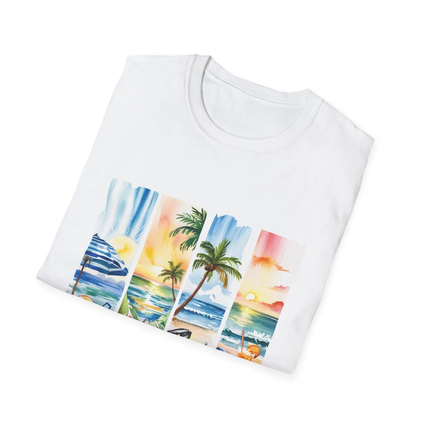 Unisex T-Shirt mit Sommermotiv