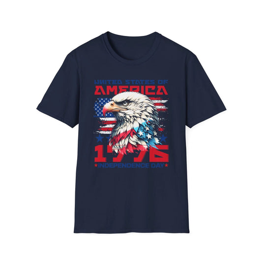 Unisex T-Shirt mit Adler Motiv