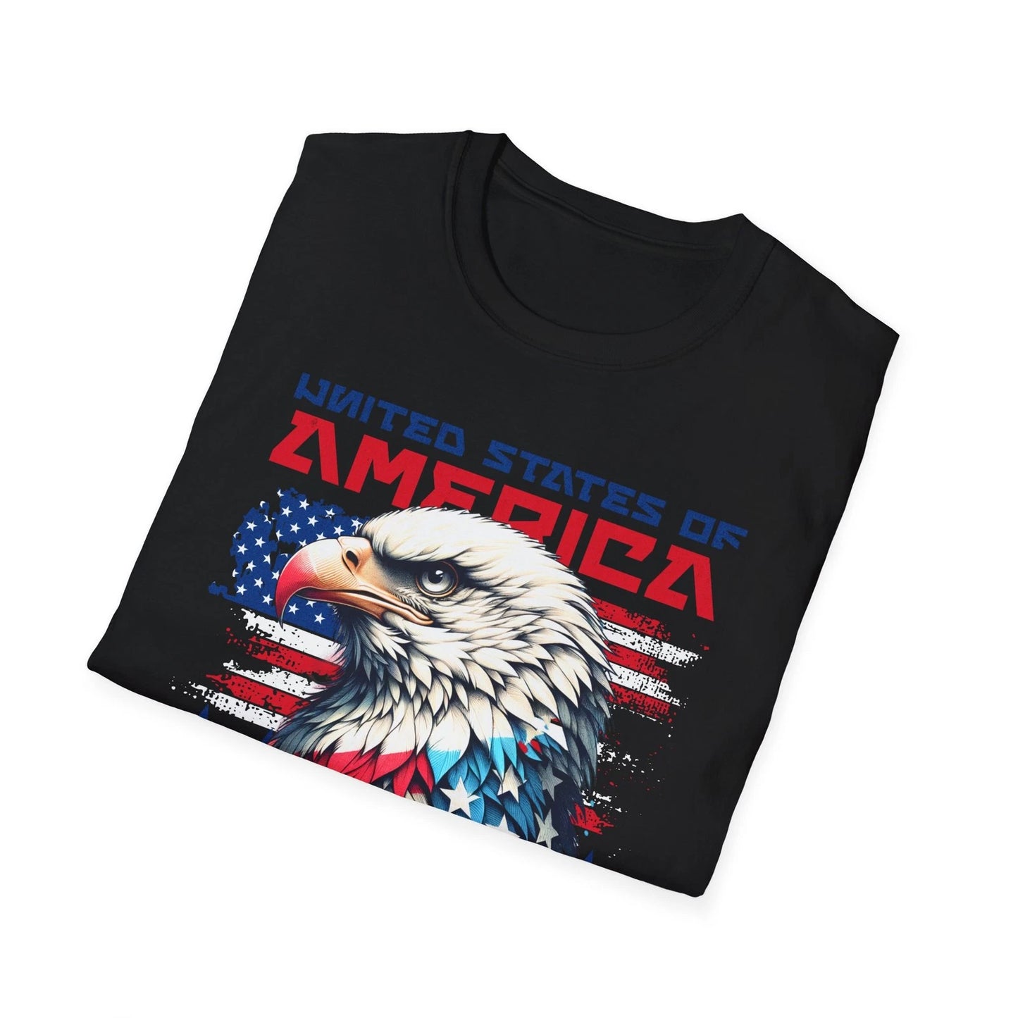 Unisex T-Shirt mit Adler Motiv