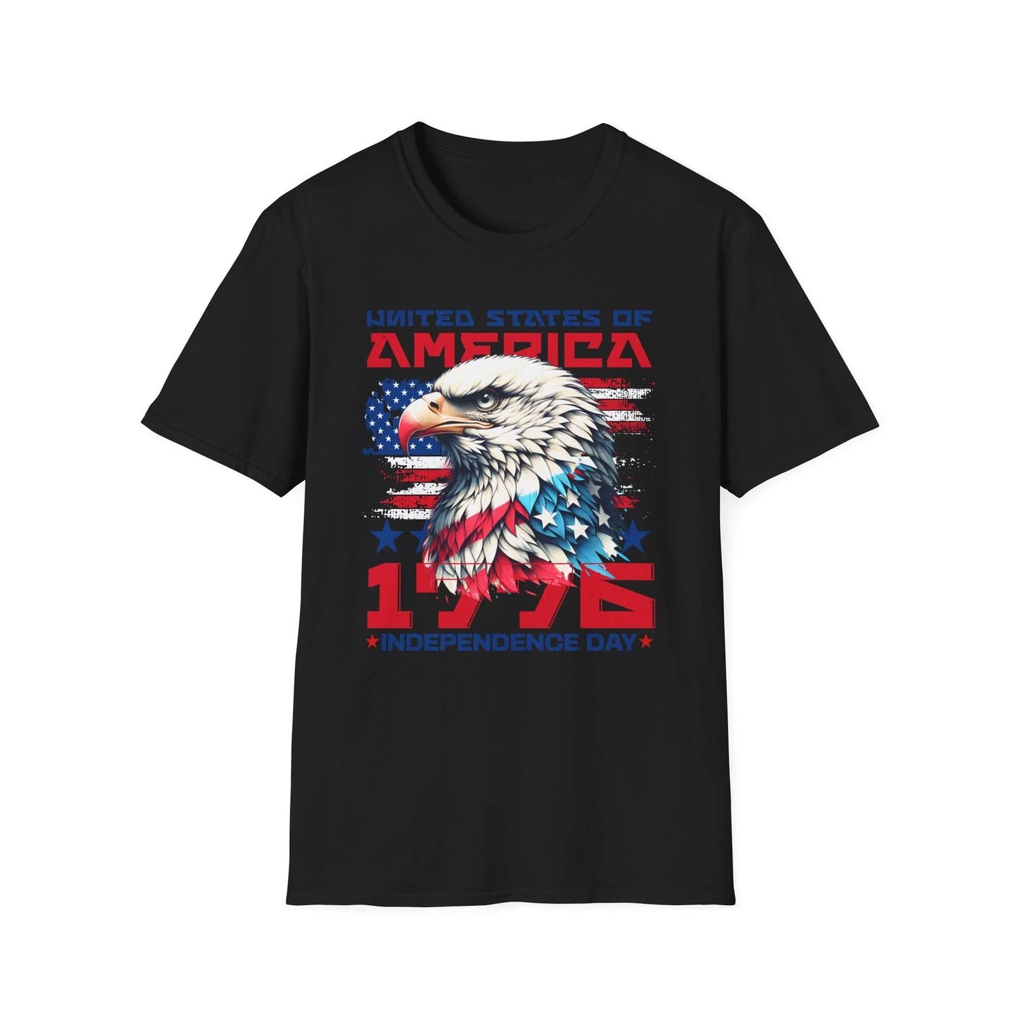 Unisex T-Shirt mit Adler Motiv