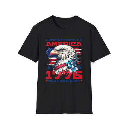 Unisex T-Shirt mit Adler Motiv