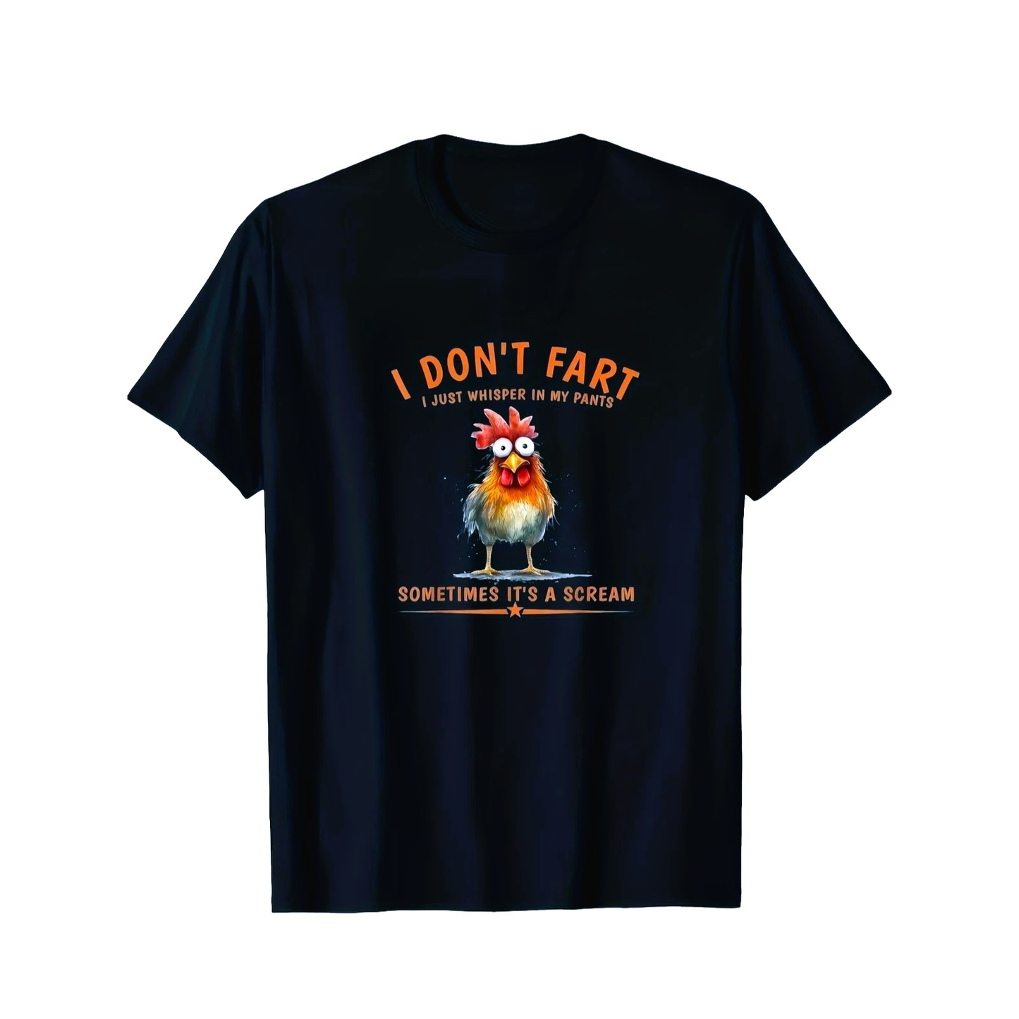 Unisex T-Shirt Huhn Print