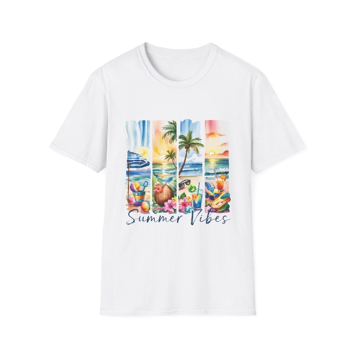Unisex T-Shirt mit Sommermotiv