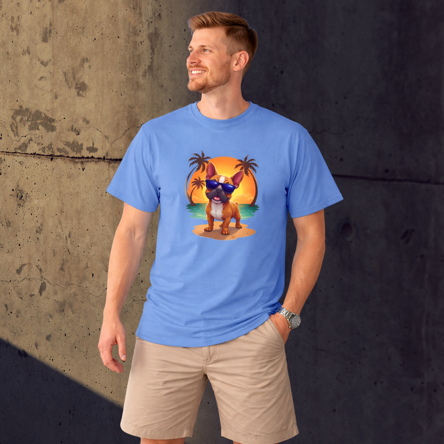 Unisex T-Shirt Bulldogge Sunset