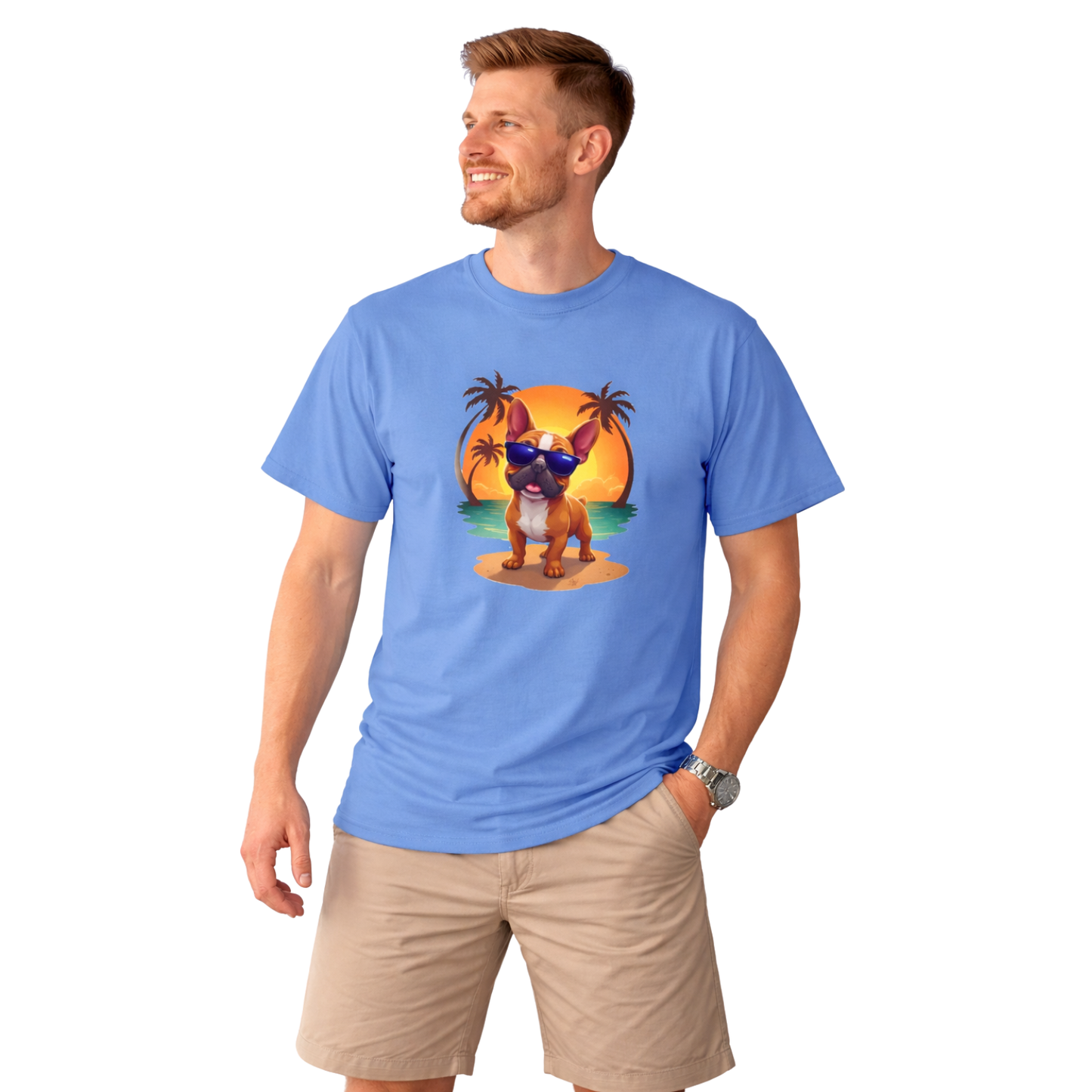 Unisex T-Shirt Bulldogge Sunset