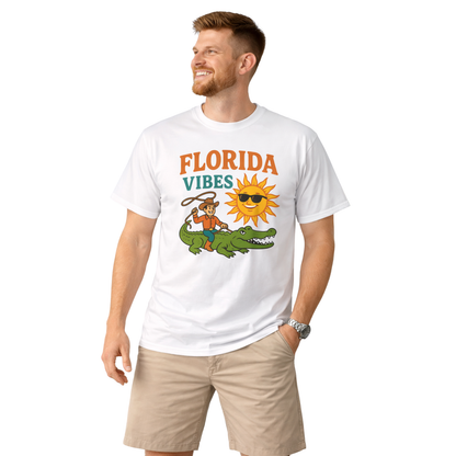 Unisex T-Shirt mit Florida Vibes Motiv