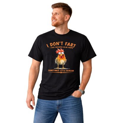 Unisex T-Shirt Huhn Print
