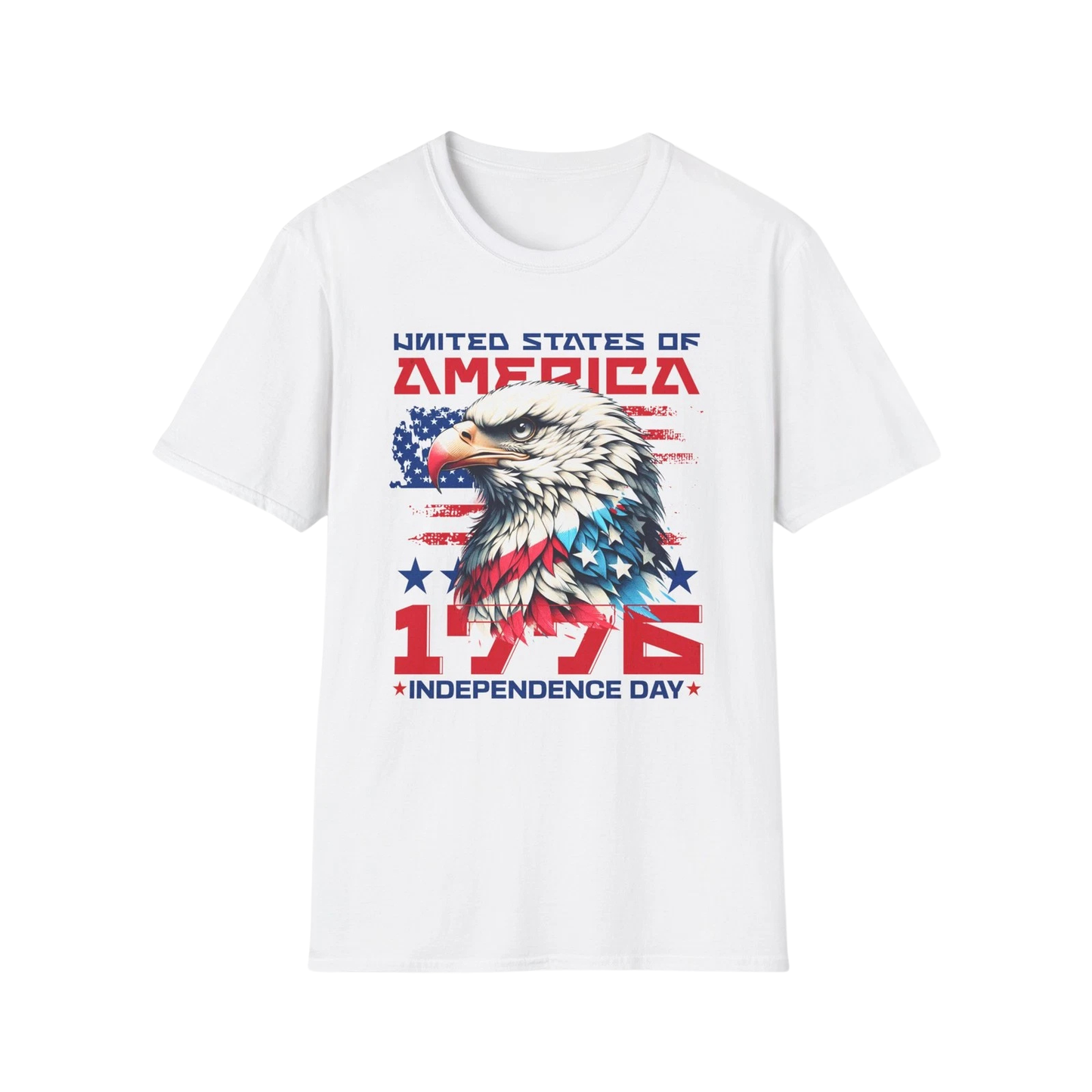 Unisex T-Shirt mit Adler Motiv