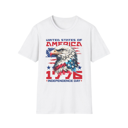 Unisex T-Shirt mit Adler Motiv