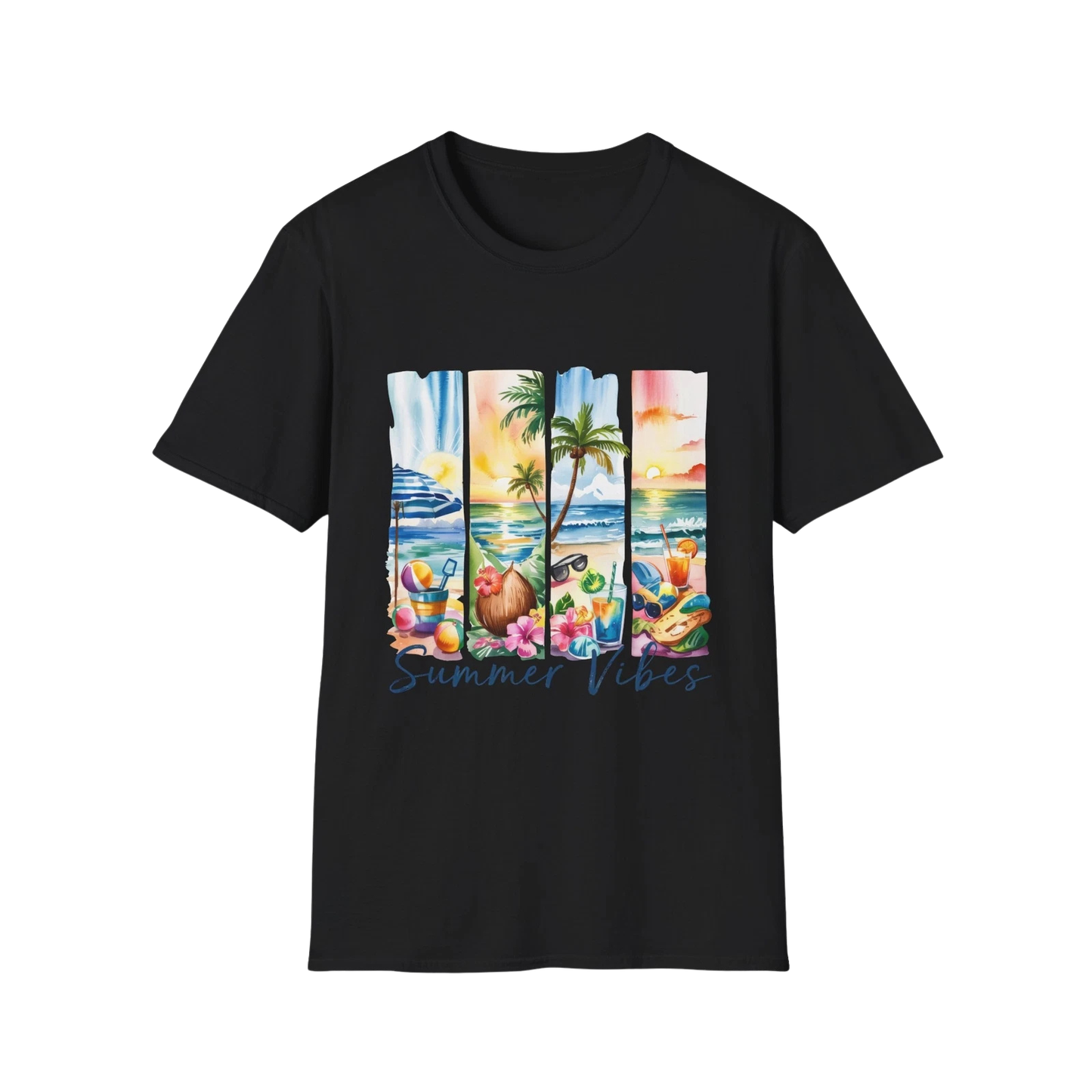 Unisex T-Shirt mit Sommermotiv