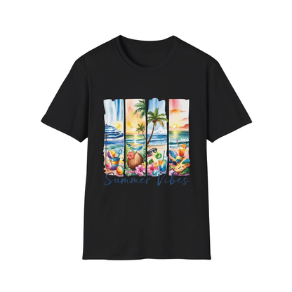 Unisex T-Shirt mit Sommermotiv