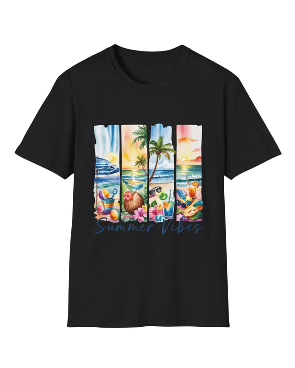 Unisex T-Shirt mit Sommermotiv