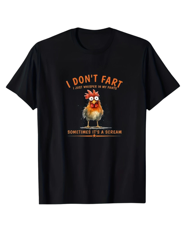 Unisex T-Shirt Huhn Print