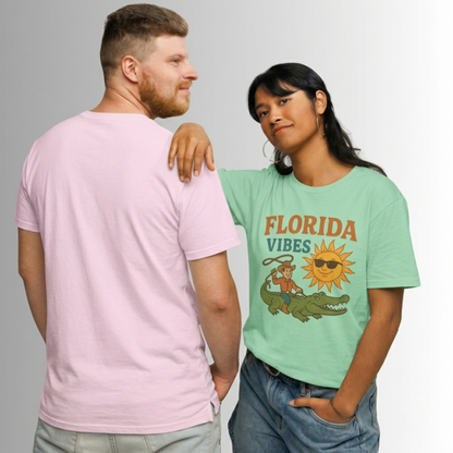 Unisex T-Shirt mit Florida Vibes Motiv